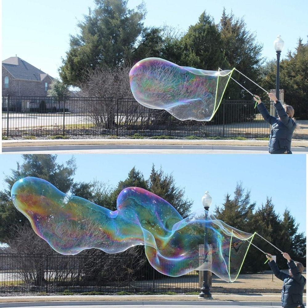 Double Rod Bubble Machine Sticks Big Size Bubble Rope Set Outdoor Bubble Wand  Kids Toy
