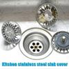Steel Replacement Kitchen Sink Drain Waste Plug Strainer