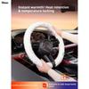 For Hyundai Elantra Creta Ix35 I30 I40 IX20 Sanata New Winter Warm Soft Plush Car Steering Wheel Cover Koi Flannel Handble Cover