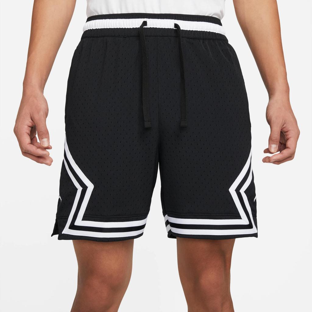 Jordan Sport Dri-Fit Striped Casual Breathable Basketball Shorts Men Shorts Black DH9076-010