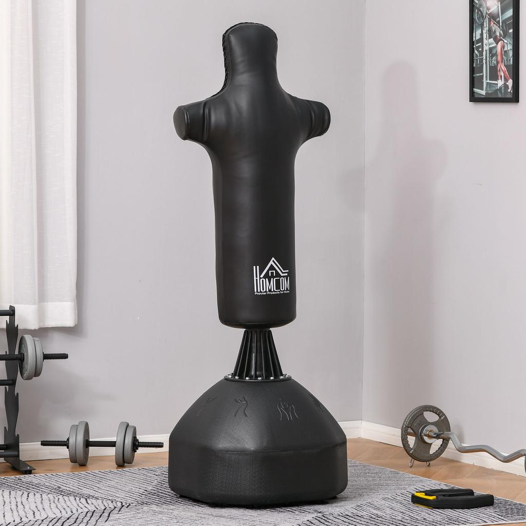 Standing Punching Bag 180cm Adults Standing Boxing Bag Boxing Dummy Boxing Column Humanoid Design Heavy Duty Punching Bag Heavy Punching Bag Stand