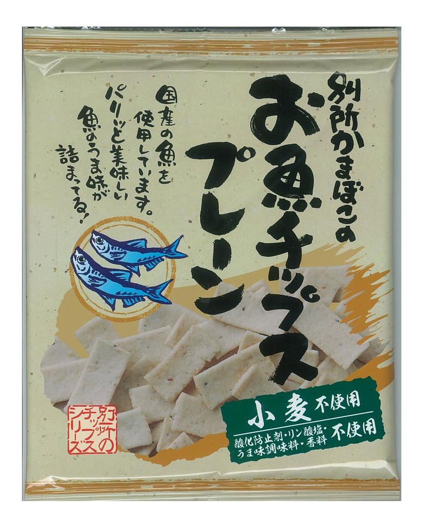 Chips de poisson Bessho Kamaboko nature 40 g x 5 sachets sans blé