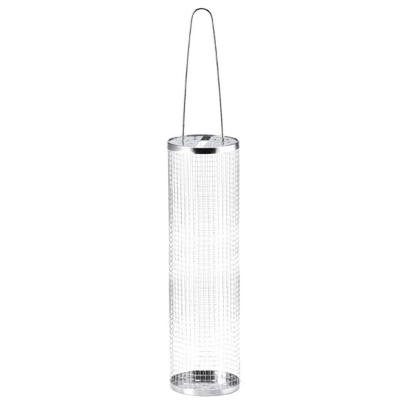 

Stainless Steel Rolling Grilling Basket Camping Outdoor Barbecue Cage for Outdoor Grilling Enhancing Cooking Experience L