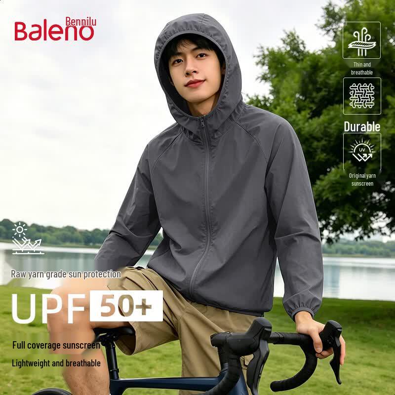 Baleno Men s Hooded UPF 50+ Sun Protection Jacket 3XL