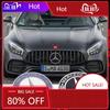 For Mercedes Benz Car Engine Logo Metal Flat Hood Emblem Front Badge Accessories For Mercedes Benz AMG W204 W205 W203 W211 W212