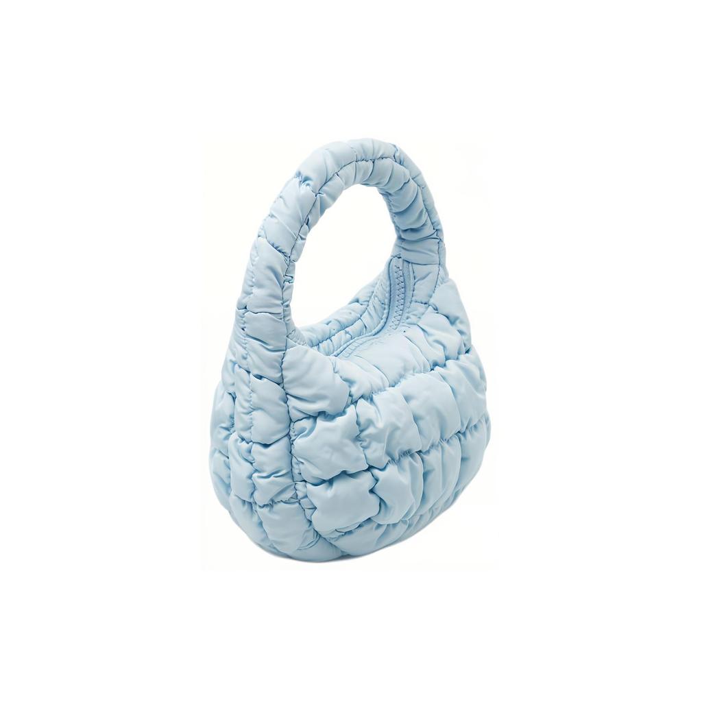 New COS Polyester Cloud Bag, Handbag Regular Women's Light Blue 1218145001