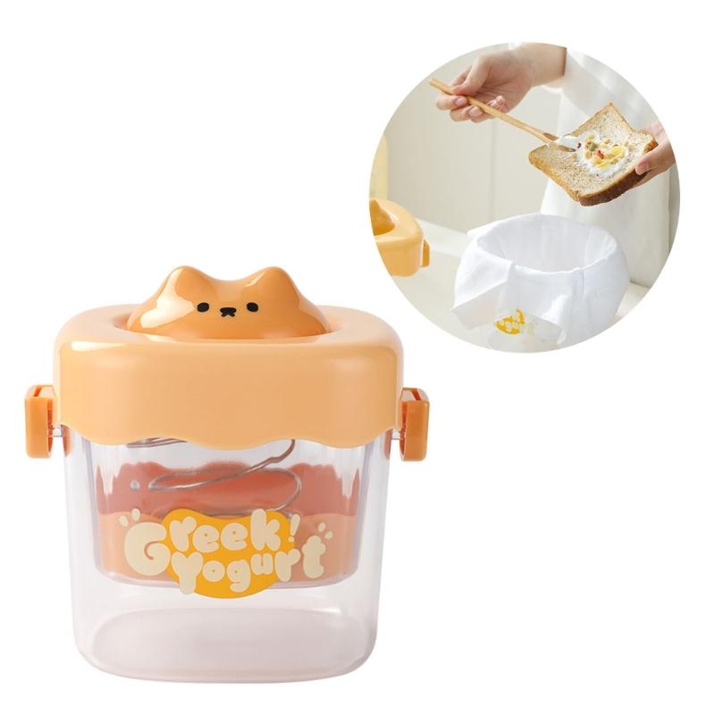 Multifunkční nástroj na cezení jogurtu pro snadné oddělení syrovátky a hladkou texturu domácího jogurtu