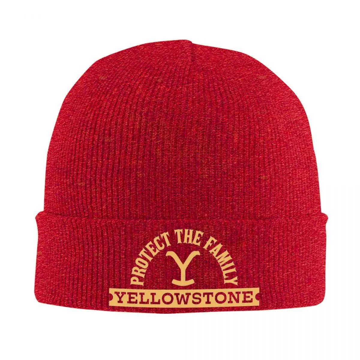 New CoolYellowstonesS Hat Autumn Winter Beanies Ski Caps FeUnisex Unisex Acrylic Knitted Caps