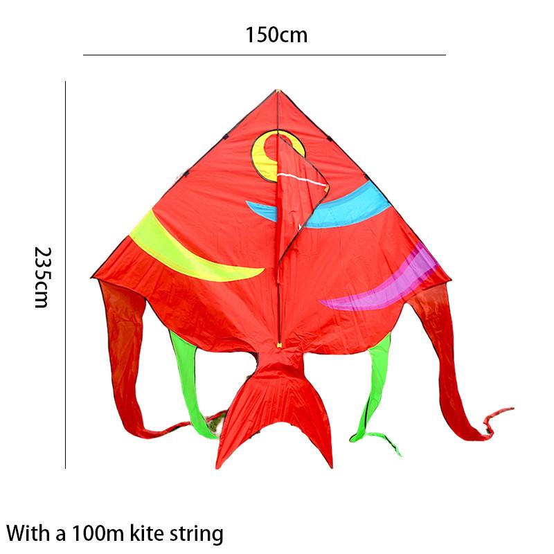 Вэйфан Хунъюнь Воздушный змей Рельефная Золотая рыбка Мать Акула Доска Рыба Золотая рыбка Ласточка Рыба Русалка Осьминог Восьмиухий Рыба красный
