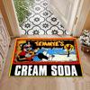 Summer Magic Island Cream Soda Pattern Office Chair Mat,Suitable for Office Picnic Game Room Entrance Living Room Bedroom Porch Desk Hallway
