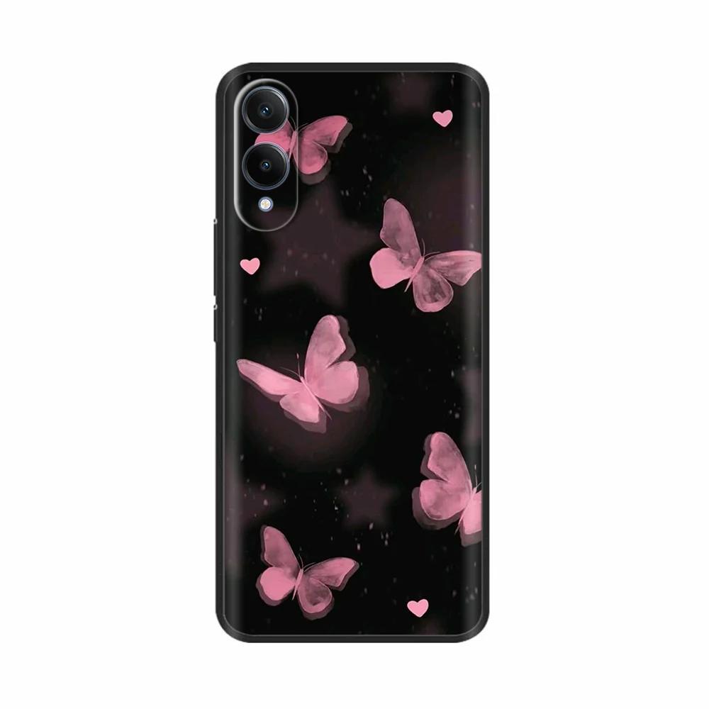 For Samsung S25 Edge Case for Samsung S25 Edge Fantasy Flowers Phone Housing Soft Slim TPU Silicone Cover for Galaxy S25 Edge