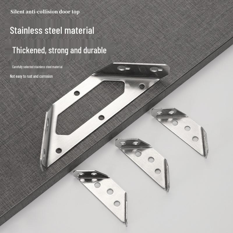 Stainless Steel 90° Right Angle Bracket for Bed/Table/Chair Support