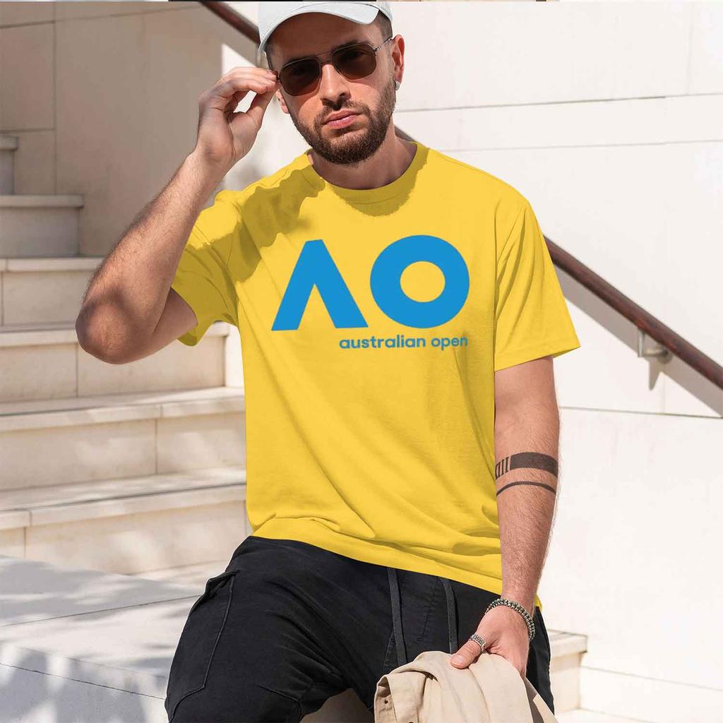 Australian Open Ao Tennis Meisterschaft T-Shirt Für Unisex Und Unisex Sommerkleidung Lässiges Kurzarm-T-Shirt Streetwear 2026 Ne