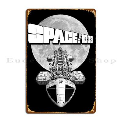 Space 1999 TV-serie Metallskylt Designa Garage Garage Designa Väggdekor Plåtskylt Affisch