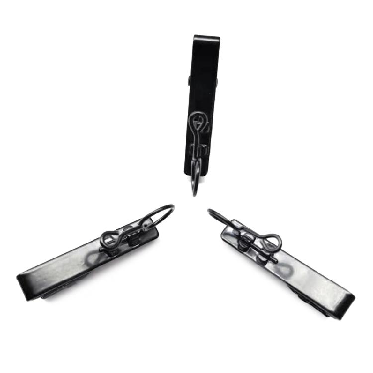 5PCS Mini Clamp Iron Earphone Microphones Clips For T-shirt Collar Clip