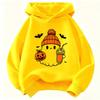 Fun hooded sweatshirt for children in autumn and winter,suitable for both boys and girls for Christmaship-hop style casual wear.
