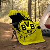 1 Stück B-BVB Themen-Decke - Digitaldruck, Polyester, Gemütlich für alle Jahreszeiten, Perfekt für draußen und Reisen