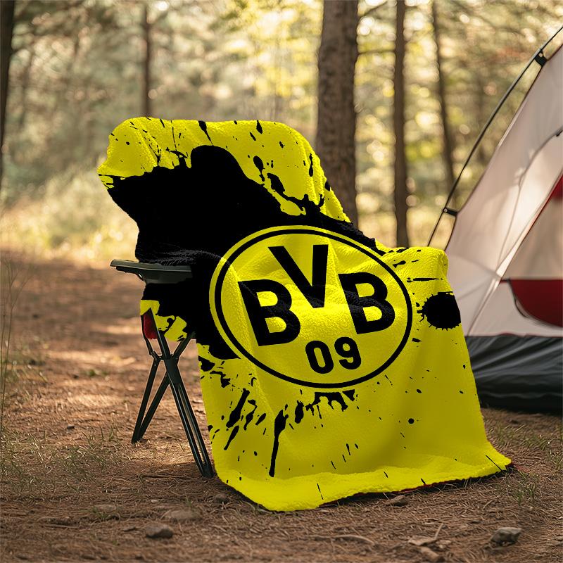 1 Stück B-BVB Themen-Decke - Digitaldruck, Polyester, Gemütlich für alle Jahreszeiten, Perfekt für draußen und Reisen