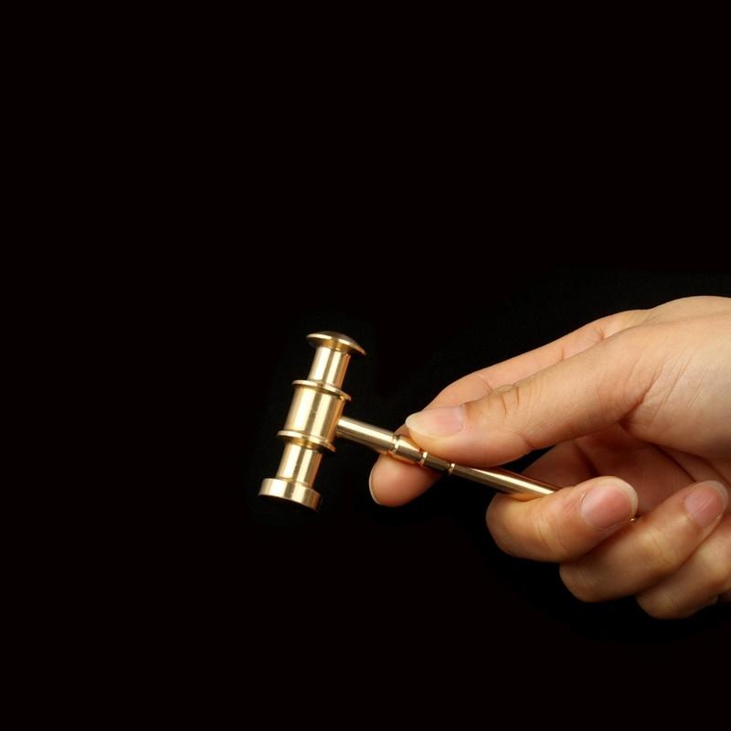 1Pc Mini Copper Hammer Smashing Tool for Walnut Hand Playing Clock Watch Repair Safe Micro Hammer Durable Craftsmanship