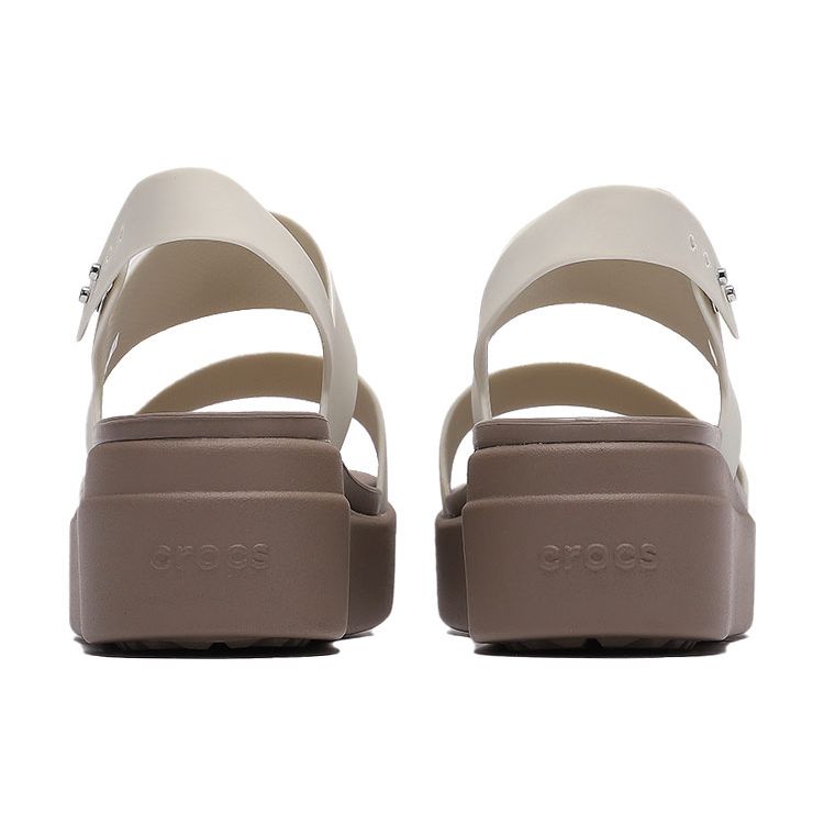 Crocs Brooklyn High Heel Sport Sandals Women Sandals Pearl-White 206453-159