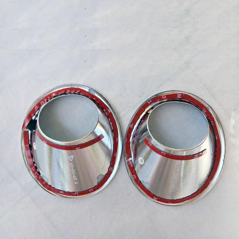 Chrome Fog Light Lamp Cover for Suzuki Vitara 2015 2016 2017 2018 Front Bumper Fog Light Cover Trim Car Accessories 2 Pcs