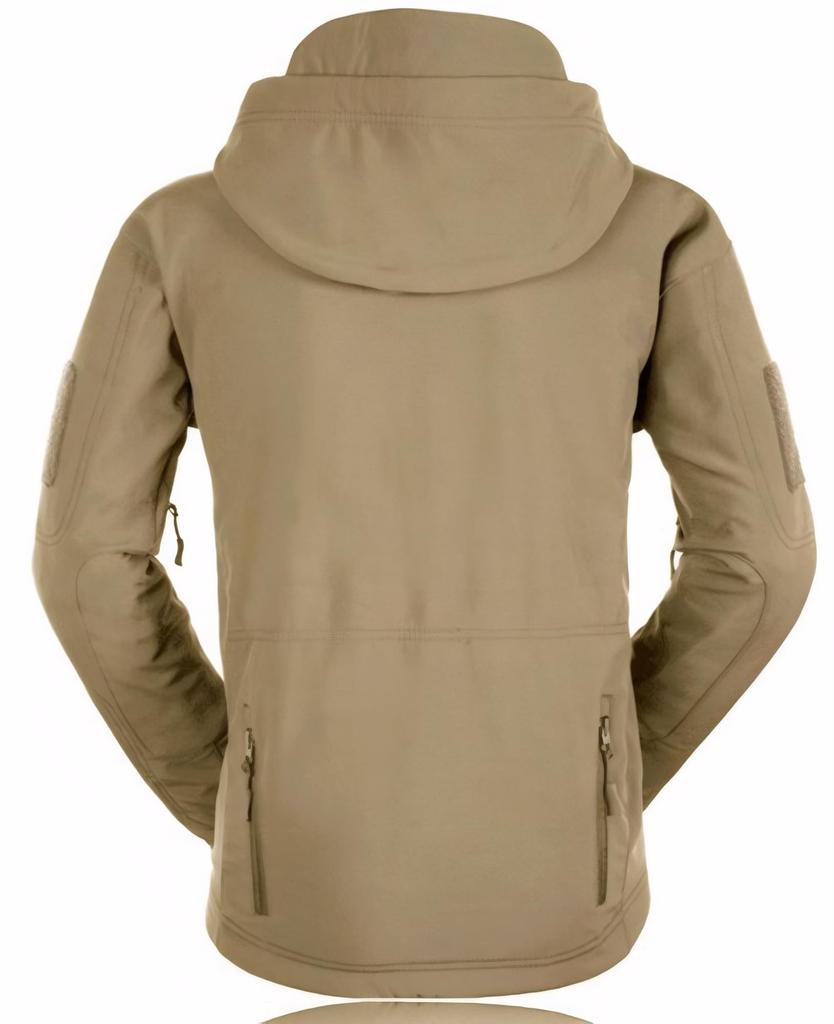 LANBAOSI Tactical Military Softshell Cold for Outdoor and Work Camouflage Size M Men's Jacket, Warm, Camouflage, Fleece-Lined, Multi-Purpose, Hooded,