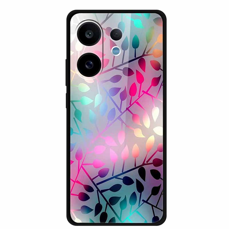 For Vivo V60 5G Glass Case Fashion Cool Animal Tempered Glass Back Cover Case For Vivo V 60 2025 Phone Cases 6.77" Fundas Coques