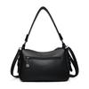 Women's PU Shoulder Bag Vintage Middle-aged Mother Bag Commuter Crossbody Bag