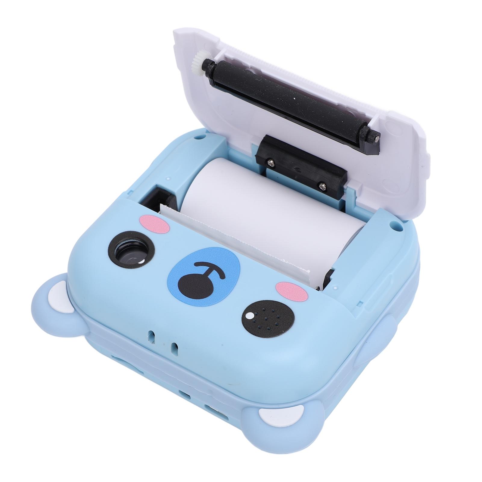 

Print Camera with Print Paper 2 Inch 320x240 Screen 1080P Music Games 1000mAh Print Digital Camera for Kids Present