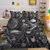 Beauty Skull Printed Comforter Cover Set Full Size Microfiber Home Textiles High Quality Luxury Bedspreads