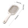 Ergonomic Detangle Hairbrush With Soft Bristles And Ventilation Hairdressing Tool Styling Comb For Faster Drying