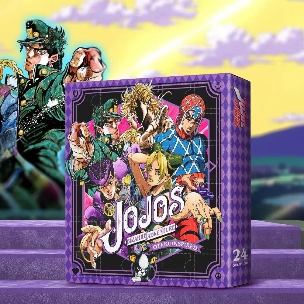 JOJO's Bizarre Adventure Adventskalender 2026 Anime Blind Box Weihnachts-Countdown-Kalender 24-Tage Geschenk
