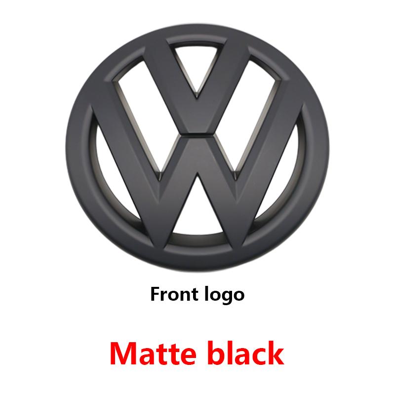 W151Car Logo Front Grille Rear Trunk Decoration Sticker Accessories For Volkswagen Touareg Passat Magotan Golf 6 7 7.5 8 Polo Tiguan