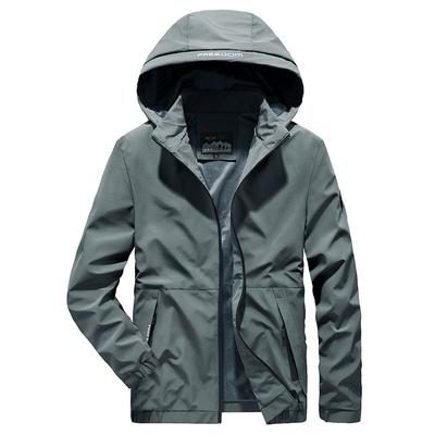 Veste décontractée pour homme, printemps-automne, fine et ample, à capuche, séchage rapide, style « papa ».