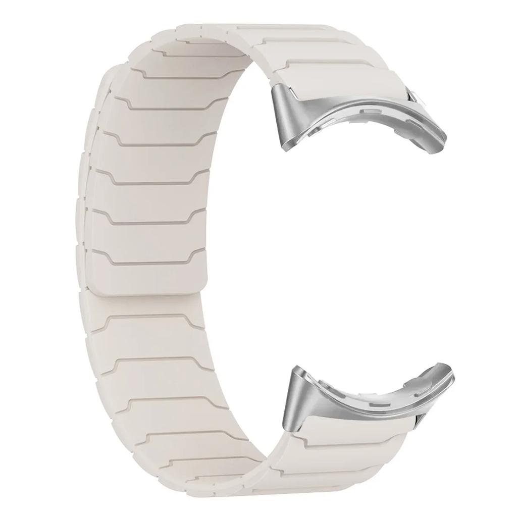 Magnetisk rem for Google Pixel Watch 4 3 2 1 41mm Silikonbånd for Google Pixel Watch 4 3 45mm Armbånd Tilbehør