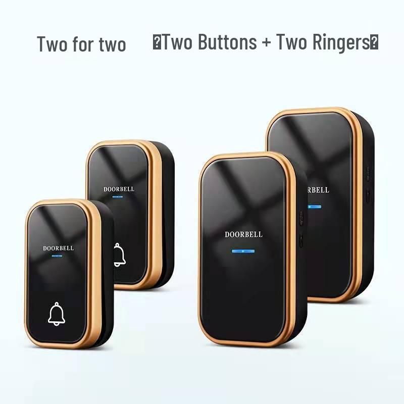 Battery-Free Wireless Doorbell: Waterproof, Long-Range, Smart Call for Home or Office.