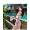 High-end Pure Desire Conservative Covering Abdomen Showing Slimming Sexy Hot Seaside Vacation One-piece Swimsuit Woman