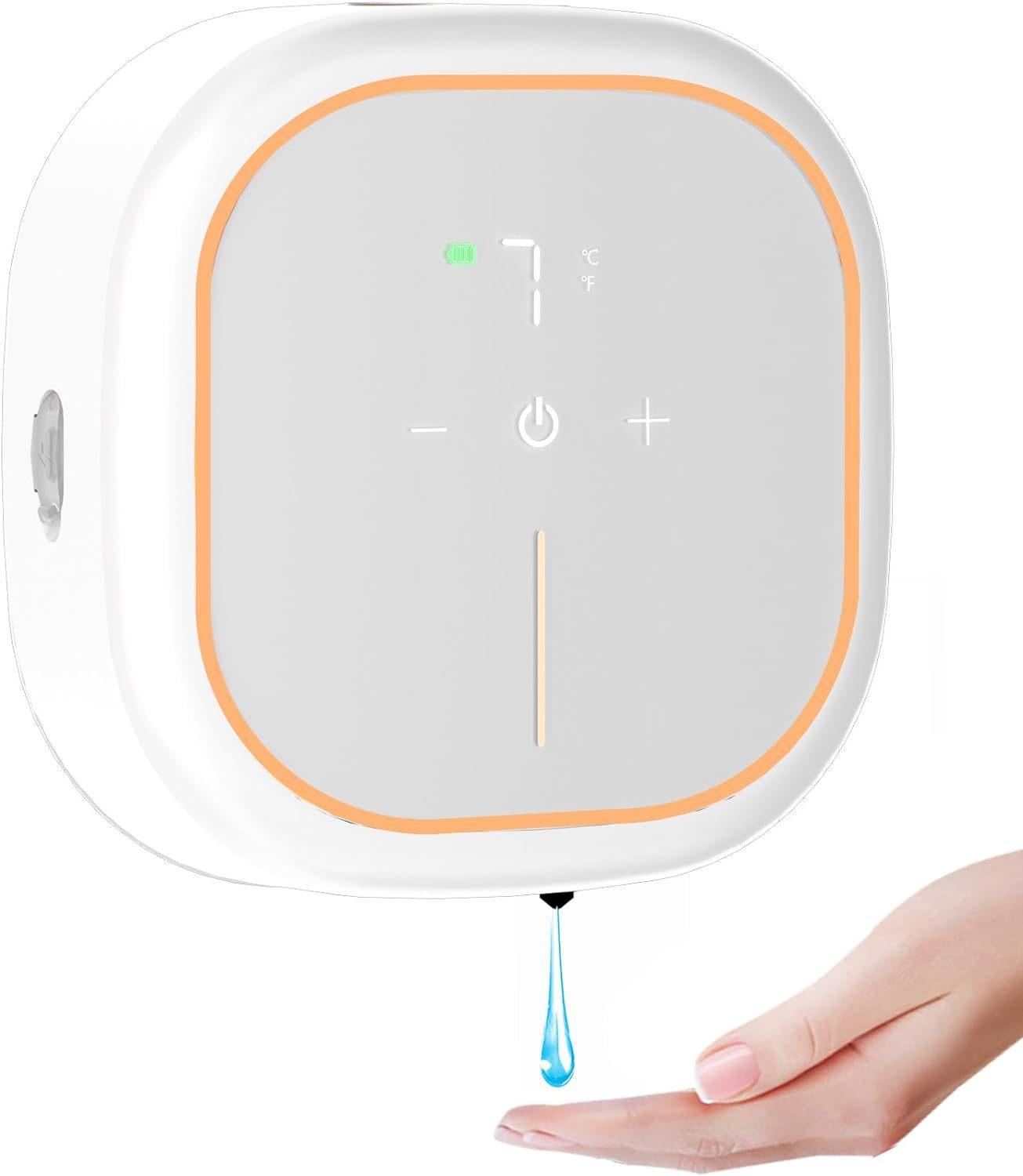HLK Touchless ABS Compact Model Wall-Mounted Automatic Sensor Modern Style Soap Dispenser USB Charging Hotel Bathroom