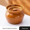 Ceramic Double Boiler Stew and Egg Custard Pot with Lid