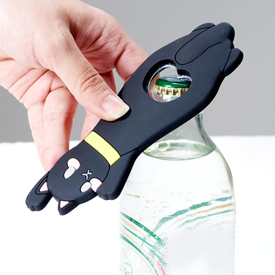 1pc Cute Cat Magnetic Bottle Opener Home Decoration Cartoon Beer Bottle Opener Magnetic Decoration Restaurant Wine Opener 6
