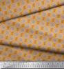 Soimoi Japan Crepe Satin Fabric Floral & Tree Print Fabric by the metre 42 Inch