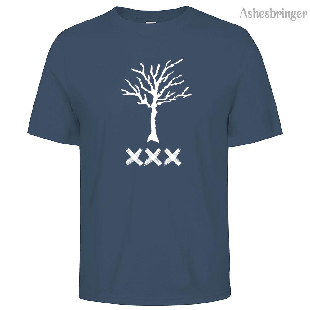 Camiseta de Algodão Masculina XXXTENTACTION Gola Redonda Casual Estilo de Rua Moda Tops Respiráveis para Homens e Mulheres