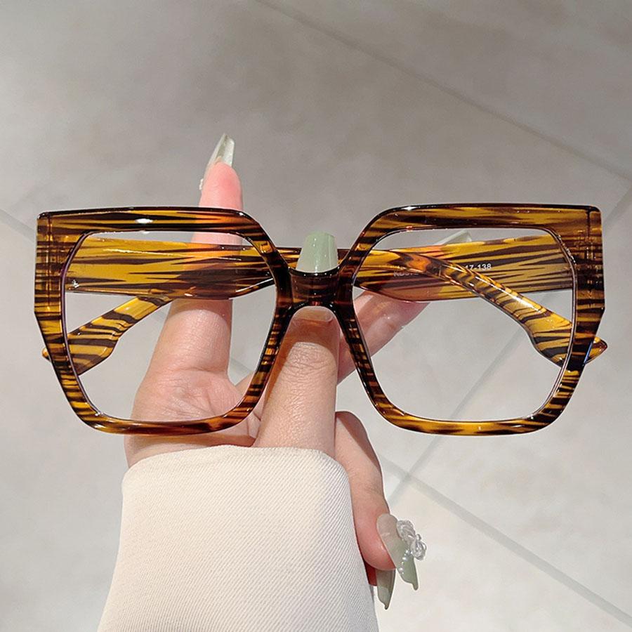 Simple Polygon Anti Blue Light Computer Glasses Outdoor Glasses