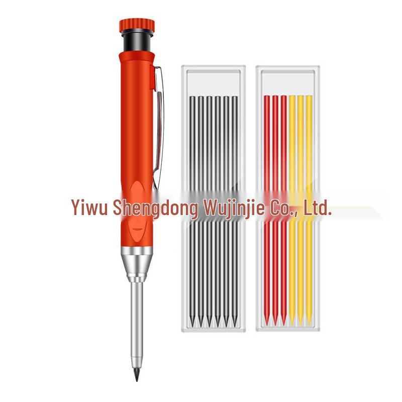 Profesjonalny ołówek stolarski do obróbki drewna z długim nosem do głębokich otworów z szybkoschnącym grafitem