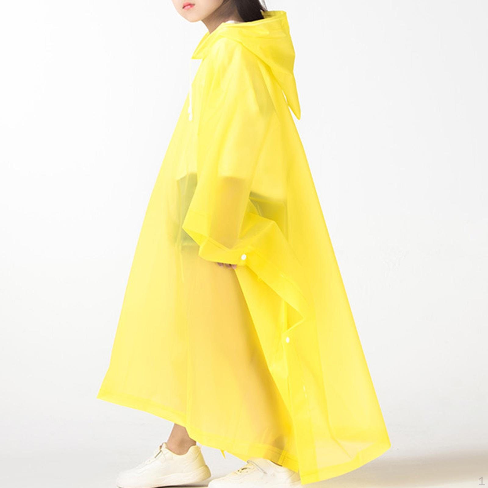 

Детский дождевой пончо с капюшоном, легкая водонепроницаемая верхняя одежда для детей