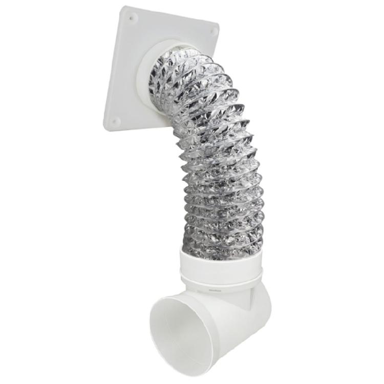 Duct Hose Dryer Vent Hose 90 Degree Dryer Vent Elbow Aluminum Flexible Duct for Heating Cooling Ventilation and Exhaust