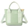 16oz Japanese-Korean Style Women's Tote: Single Shoulder, Crossbody, Large Capacity, Simple Canvas Handbag