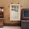 Multipurpose 4 Pieces Dollhouses Miniature Window 1 12 Scale Sturdy Wood Child Models for Home Display Solution