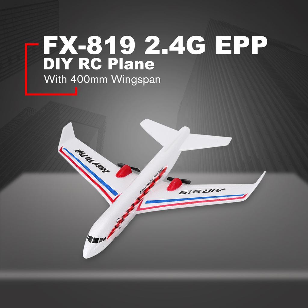 Fx 819 2 4g 2ch 400mm Wingspan Epp Diy Rc Plane Gl1der Airplane Rtf Kids Toys Top Buy At A Low Prices On Joom E Commerce Platform