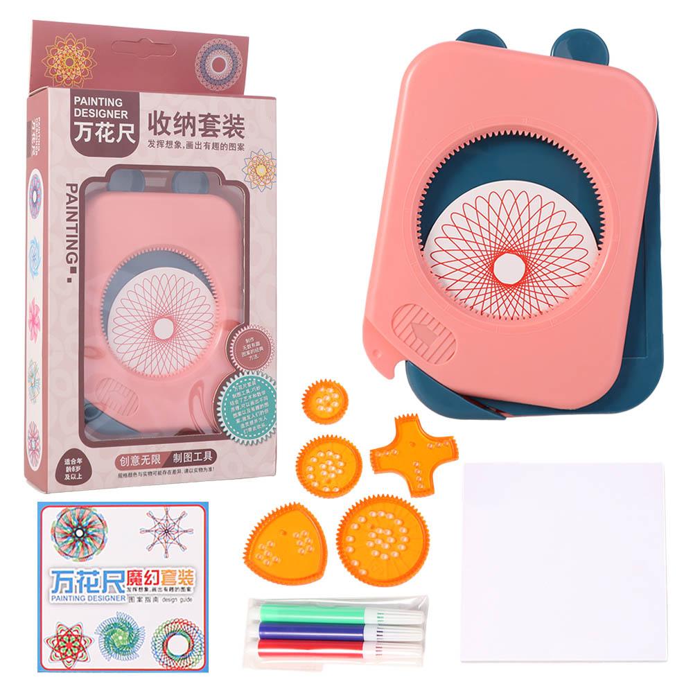 Multifunctional Drawing Art Spirograph Set Geometric Ruler Drafting Tools  Primary School